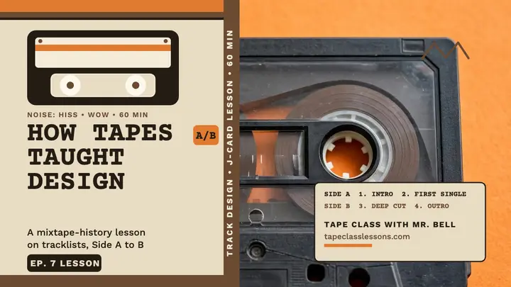 Tape Class mixtape history thumbnail template
