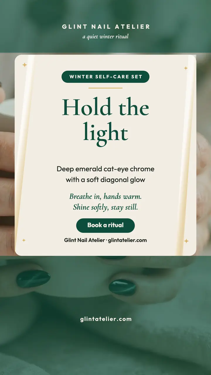 Glint cat-eye chrome ritual story template