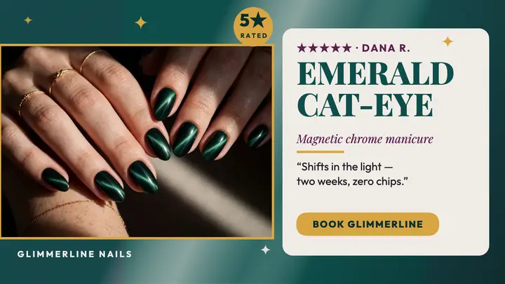 Glimmerline emerald cat-eye review thumbnail template
