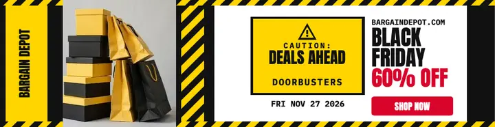 Bargain Depot Black Friday billboard: black friday billboard ad template