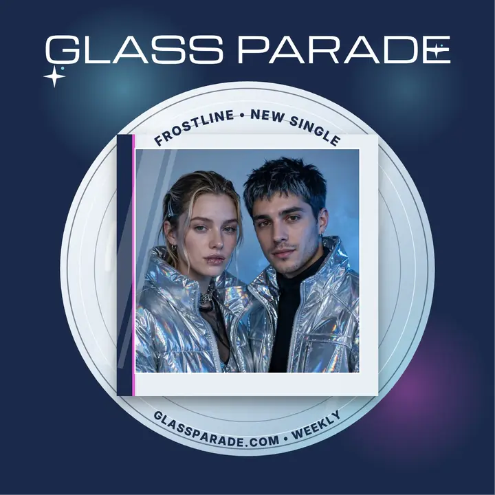 Glass Parade Frostline CD podcast cover template