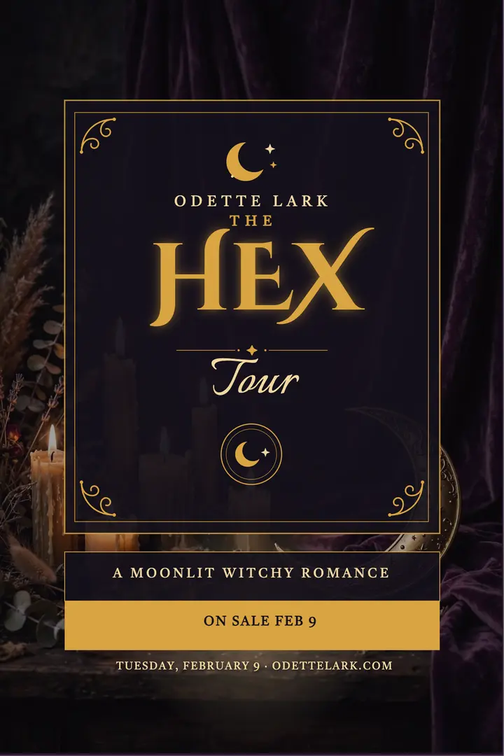 Hex Tour witchy romance cover poster template