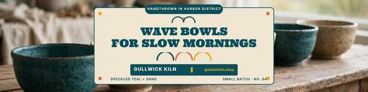 Gullwick Kiln wave bowls banner template
