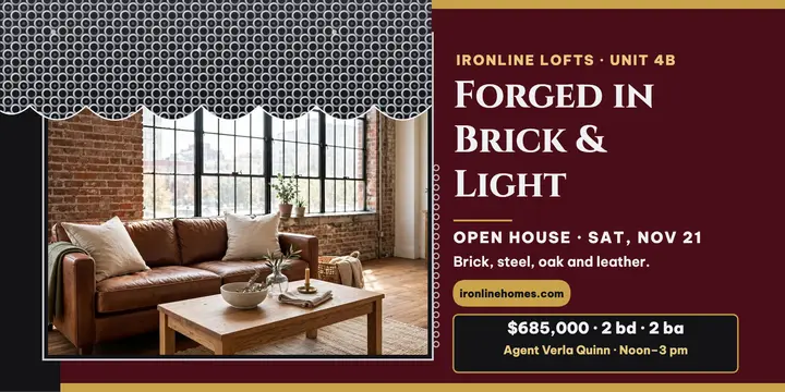 Ironline Lofts open house chainmail post template