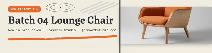 Formwork Studio chair marker banner template