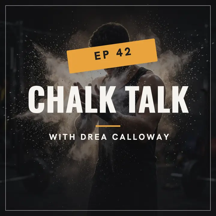 Chalk Talk strength podcast cover template