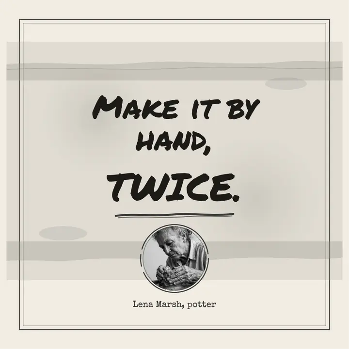 Charcoal maker quote post template