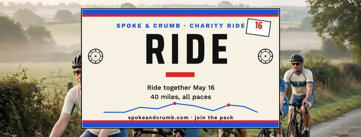 Spoke and Crumb charity ride club cover template