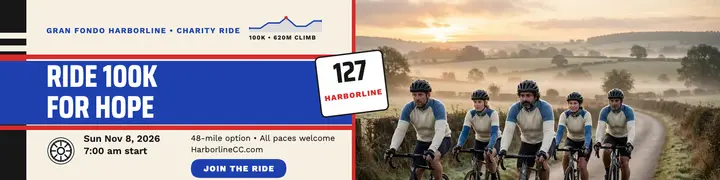Gran Fondo Harborline charity ride banner template