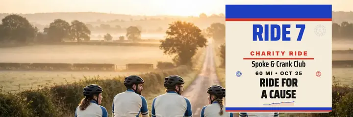 Spoke and Crank charity ride header template