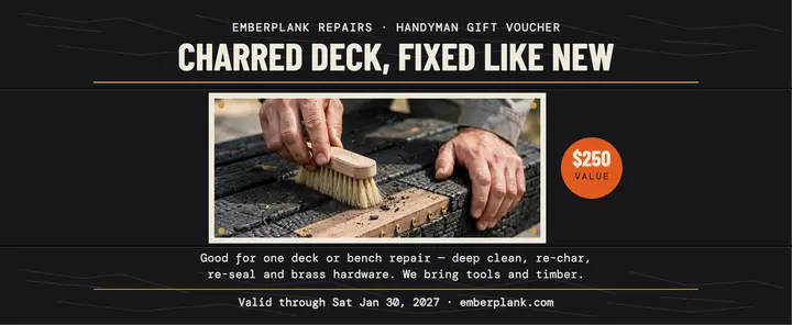 Emberplank deck repair gift voucher template