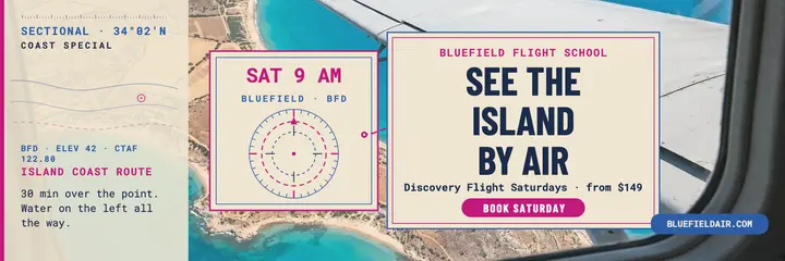 Bluefield discovery flight chart header template