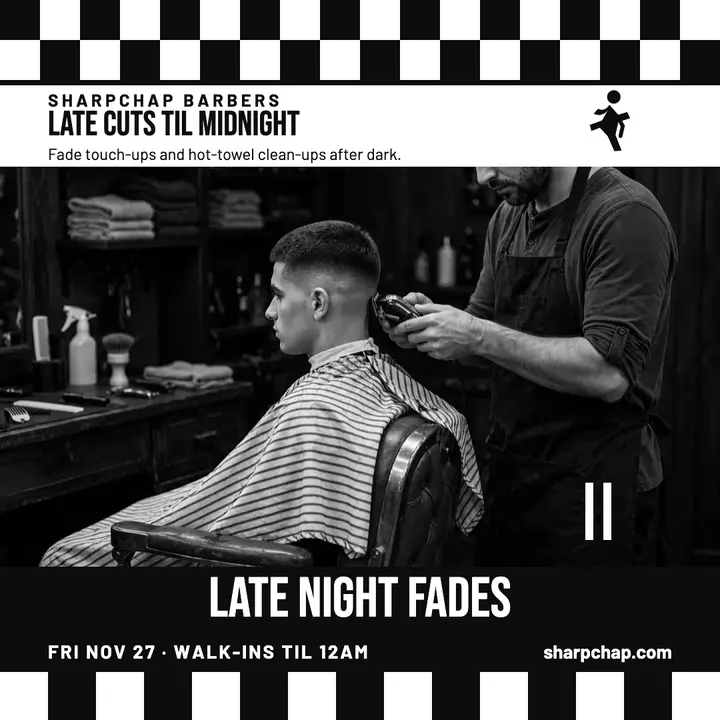 Sharpchap late night cuts checker post template
