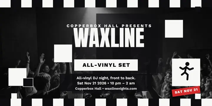 Waxline all-vinyl DJ night checker post template
