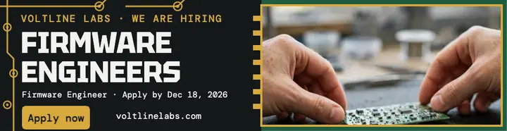 Voltline Labs firmware hiring billboard template