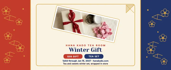 Hana Kado winter tea gift voucher template