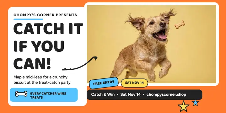Chompy's treat-catch contest post template