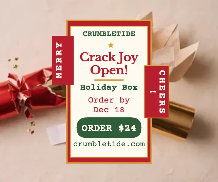 Crumbletide Christmas cracker medium ad template