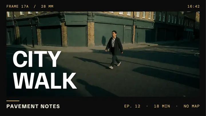 Pavement Notes city walk thumbnail template