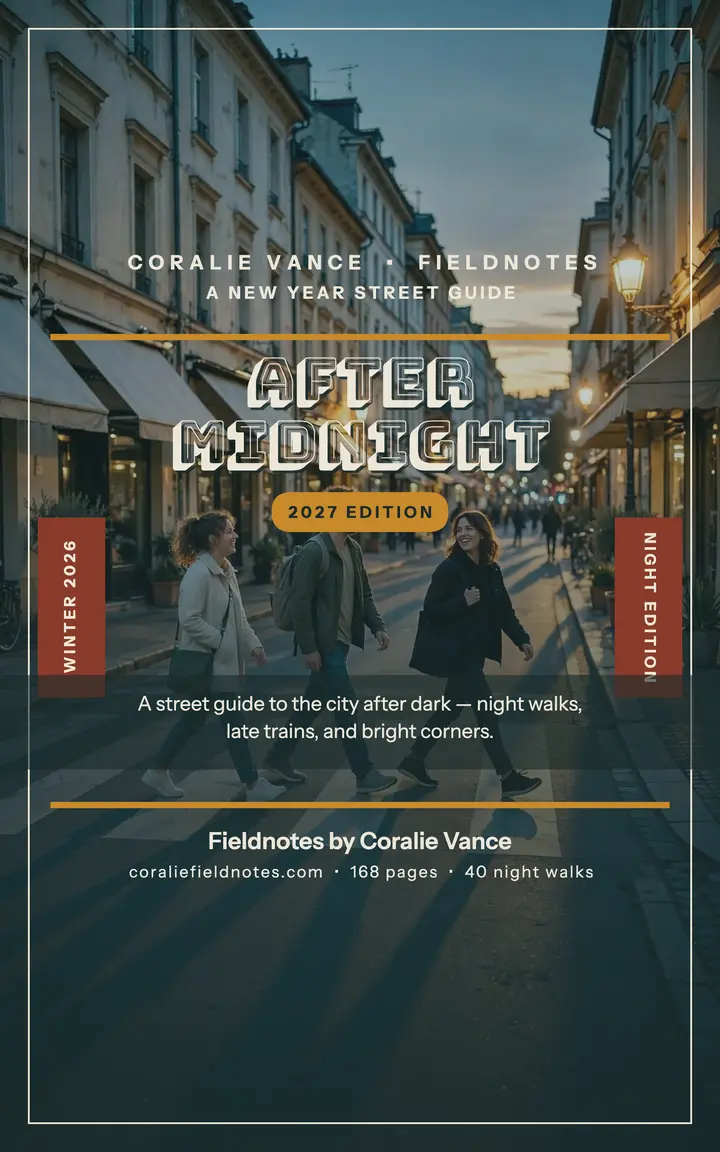 After Midnight New Year street guide template