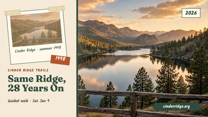 Cinder Ridge same ridge then and now thumbnail template