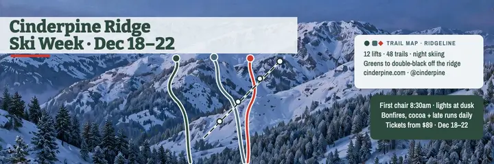 Cinderpine Ridge Ski Week header template