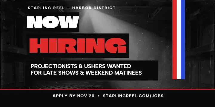 Starling Reel cinema hiring title card post template