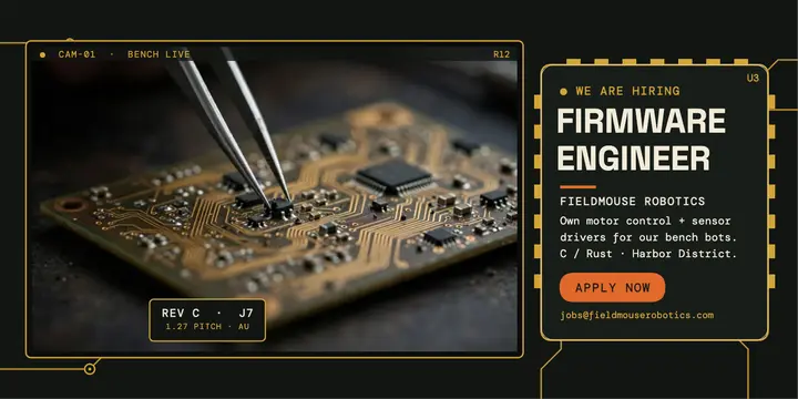 Fieldmouse firmware engineer hiring post template