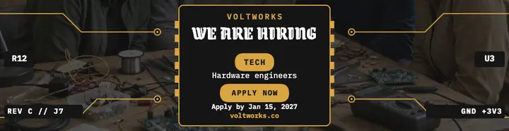 Voltworks circuit board hiring billboard template