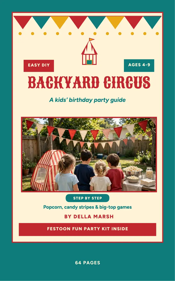 Backyard circus birthday guide, Della Marsh template