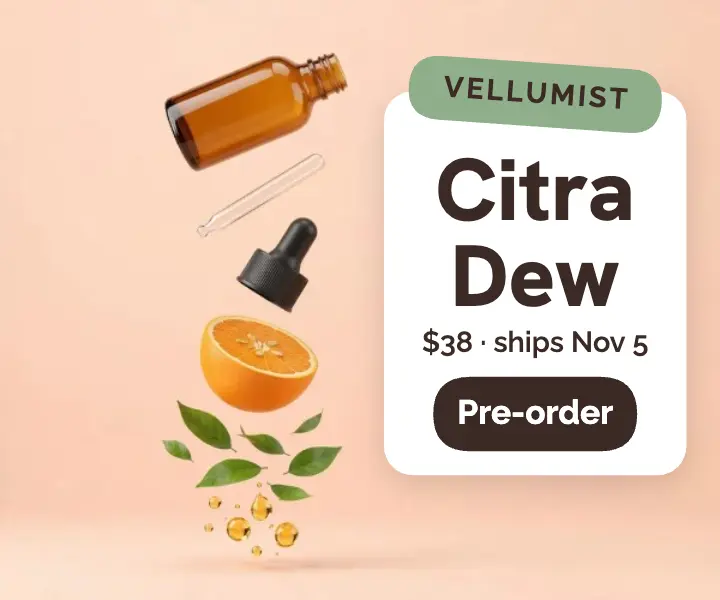 Citra Dew serum pre-order medium rectangle ad: serum launch ad template