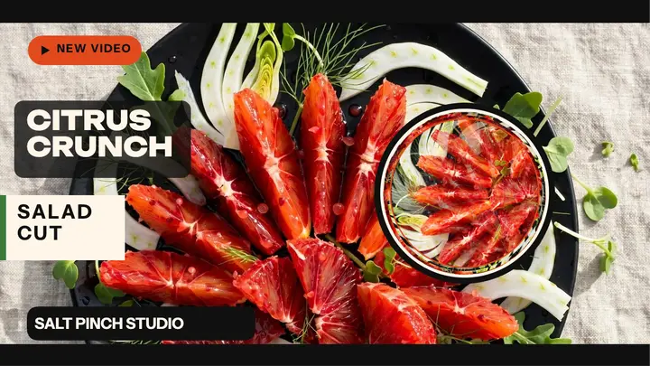 Citrus crunch salad thumbnail, mandala template