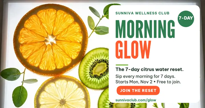 Morning Glow citrus reset, lightbox post: citrus reset post template