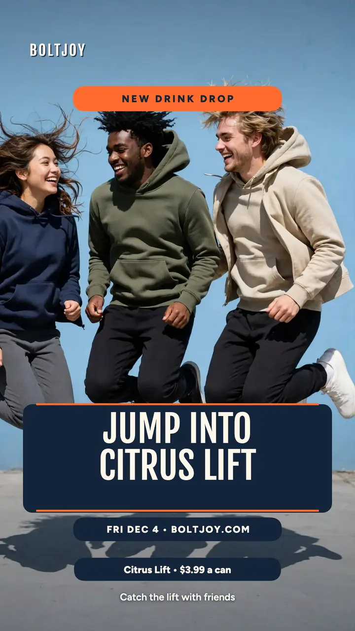 Boltjoy Citrus Lift jump launch story template