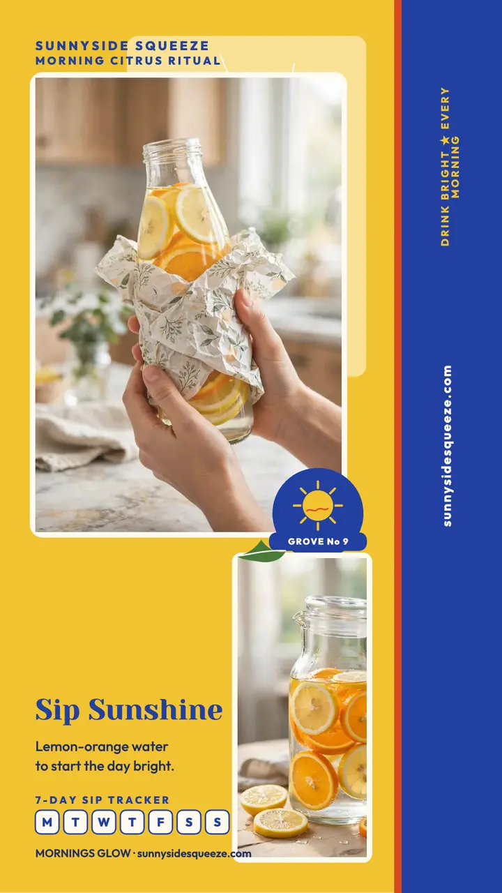 Sunnyside citrus morning tracker story template