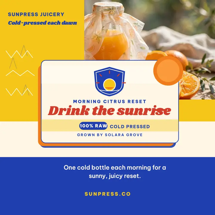 Sunpress morning citrus reset post template