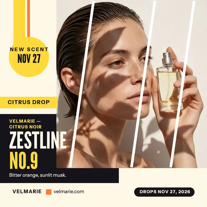 Velmarie Zestline No.9 citrus post template
