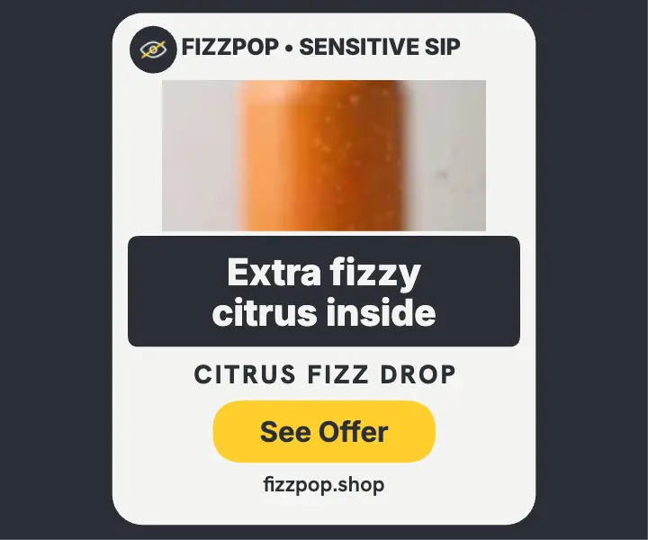 Fizzpop citrus soda tease ad template