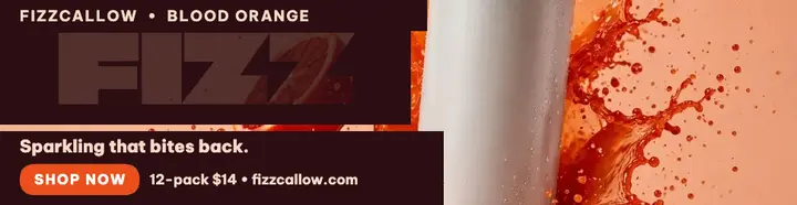 Fizzcallow blood orange splash billboard template
