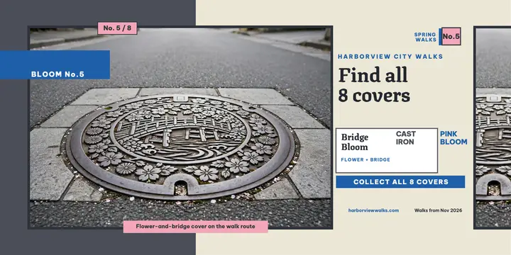 Harborview manhole cover card post template