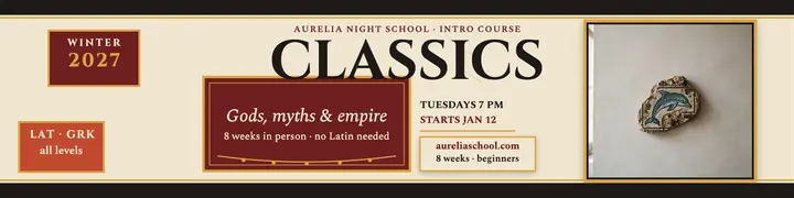 Aurelia classics evening course banner template