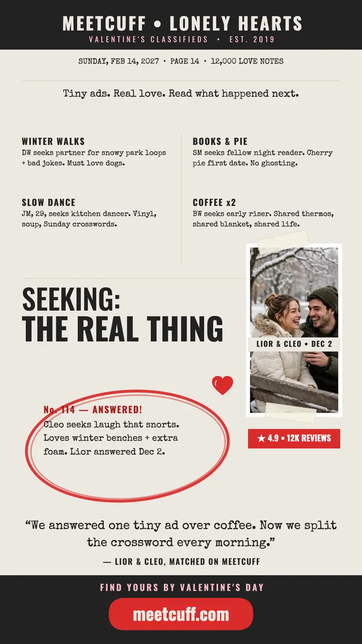 Meetcuff lonely-hearts reviews story template