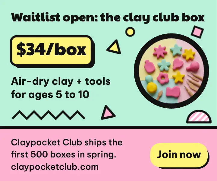 Claypocket Club clay box waitlist ad template