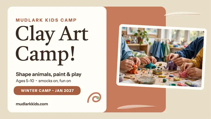 Mudlark clay art camp thumbnail template