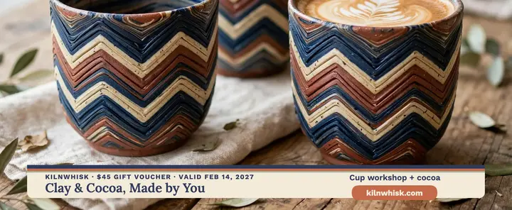 Kilnwhisk clay cup gift voucher template