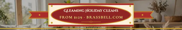 Brassbell holiday cleans crest cover template