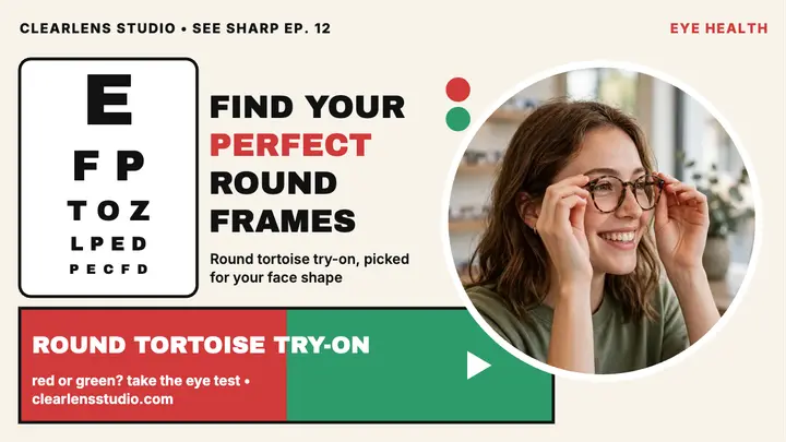 Clearlens round frames eye chart thumbnail template