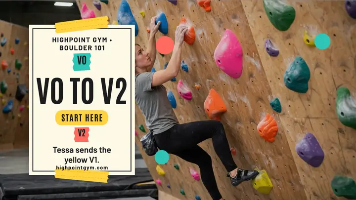 Highpoint climbing start thumbnail template