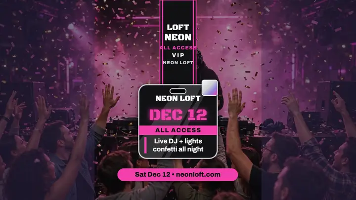 Neon Loft all access night laminate thumbnail template