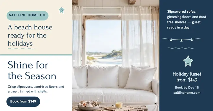Saltline Holiday Reset cleaning post template